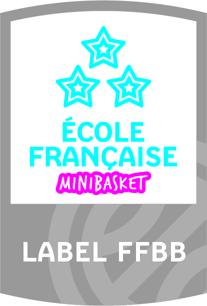 Label Ecole Française MiniBasket 3 Etoiles